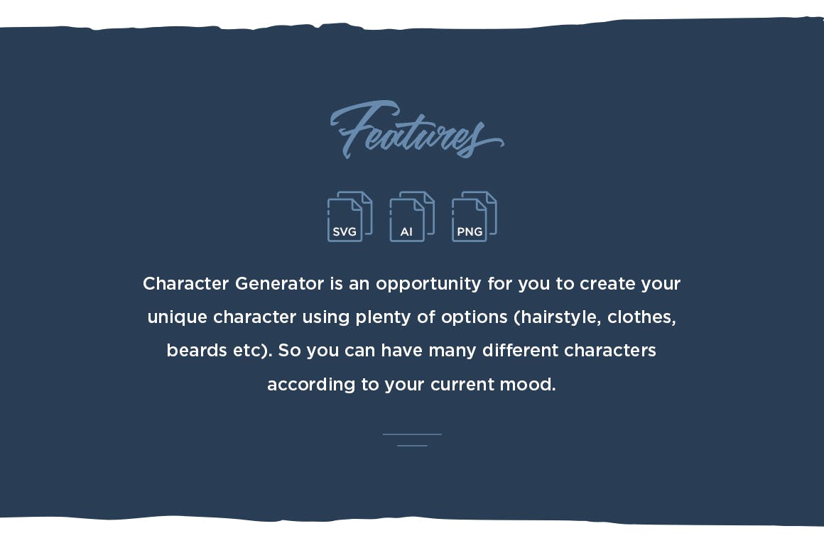 人物形象矢量图案设计素材 Character Generator_img_2