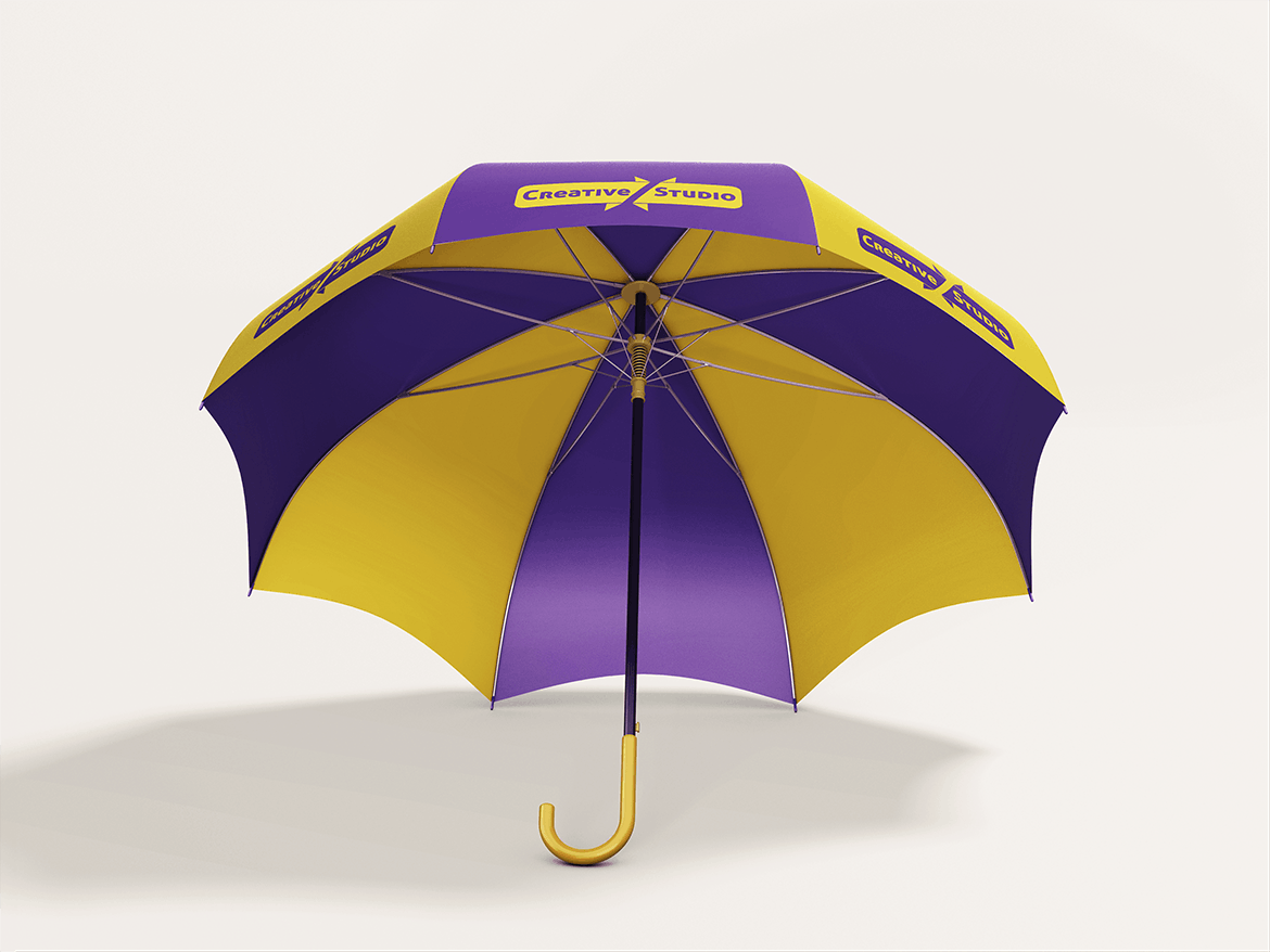 9款雨伞太阳伞印花设计展示样机模板 Umbrella MockUp_img_2