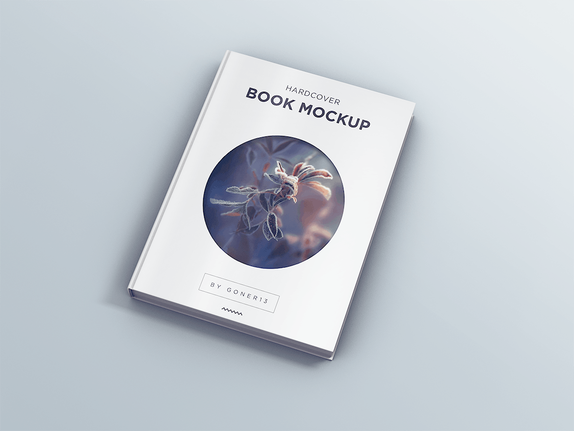 11款精装书画册封面设计智能贴图PSD样机模板 Book MockUp Vol.1_img_2