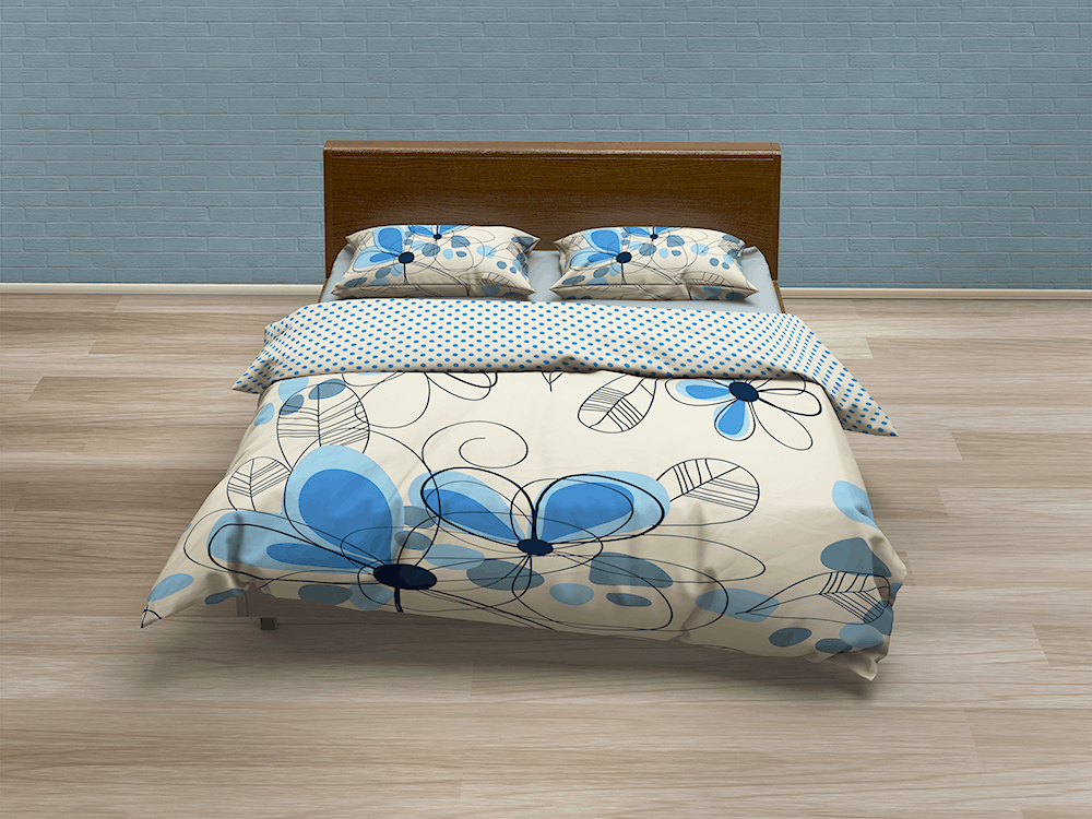 11款床上用品棉被枕头印花设计展示样机 Bedding Sets & Bed Linen Mockup_img_2