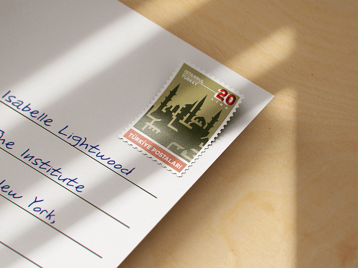 10款复古邮票文创设计展示样机模板 Postage Stamp MockUp v1_img_2