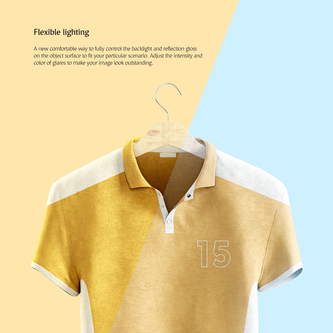 短袖T恤Polo衫设计动态展示样机模板 Polo Shirt Animated Mockup_img_2