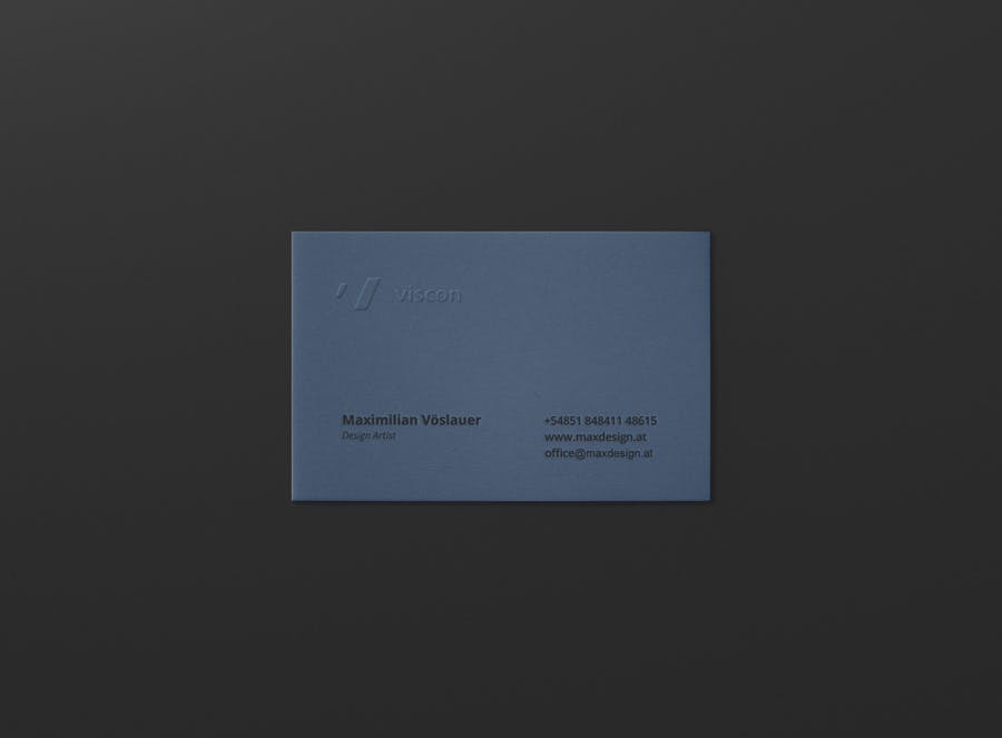 8款逼真商务个人名片卡片设计展示样机 Business Card Mockup_img_2