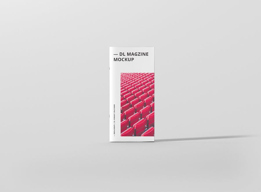 9款DL画册杂志设计展示样机 DL Brochure Magazine Mockup_img_2