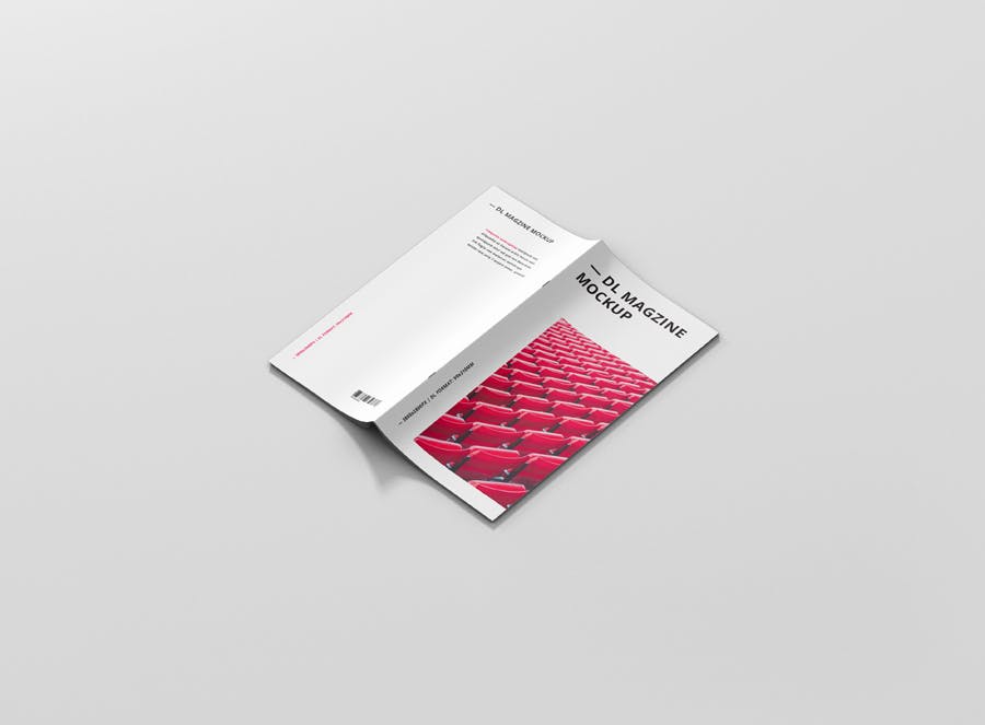 9款DL画册杂志设计展示样机 DL Brochure Magazine Mockup_img_2