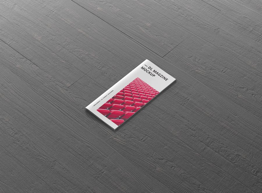 9款DL画册杂志设计展示样机 DL Brochure Magazine Mockup_img_2