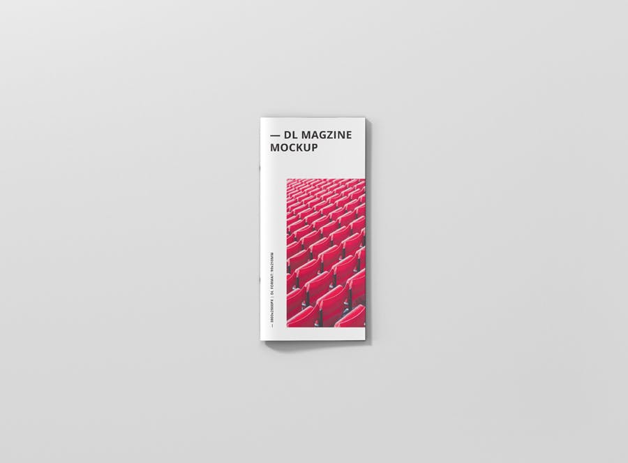 9款DL画册杂志设计展示样机 DL Brochure Magazine Mockup_img_2