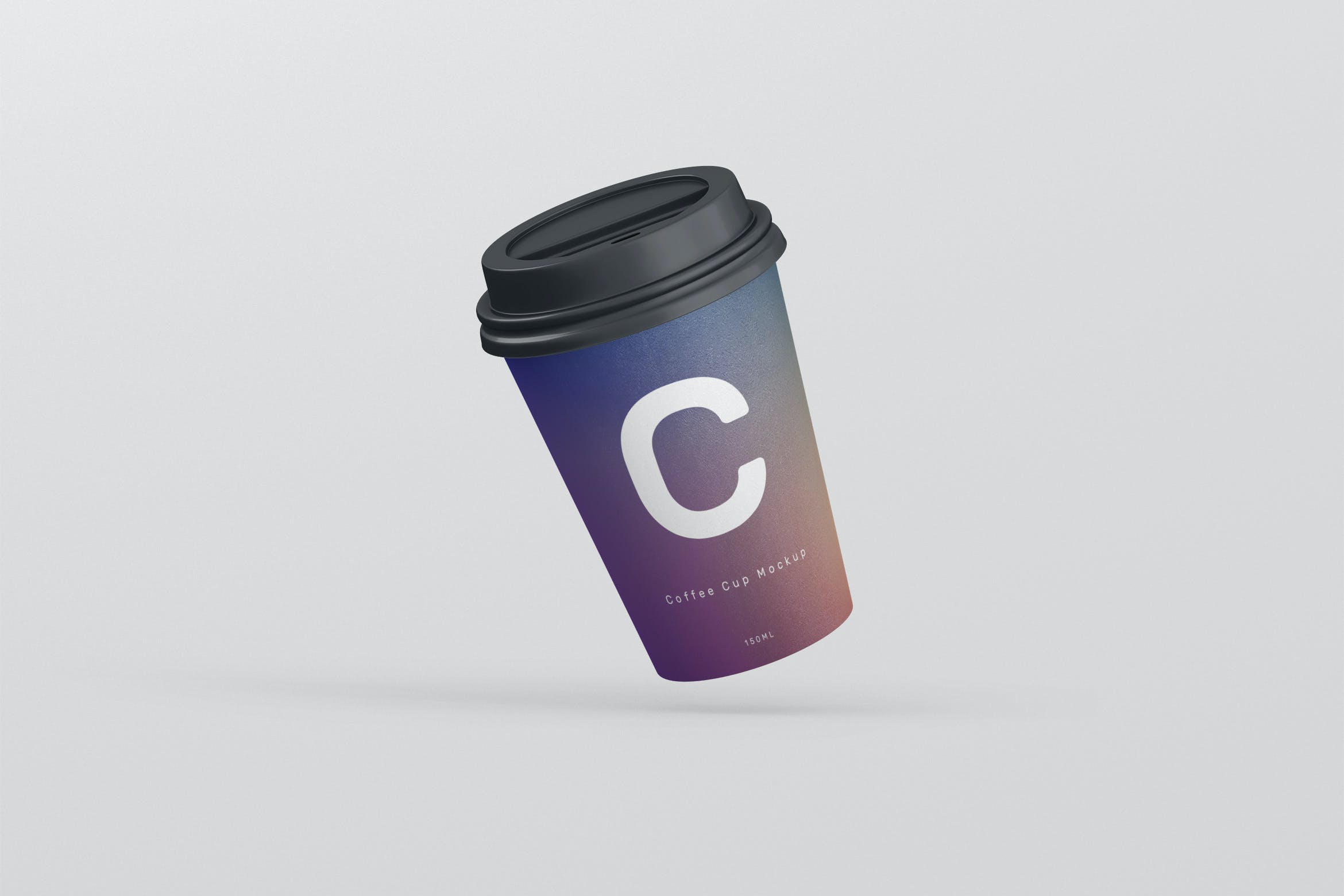 8款一次性外卖咖啡纸杯设计展示样机 Coffee Cup Mockup Small Size_img_2