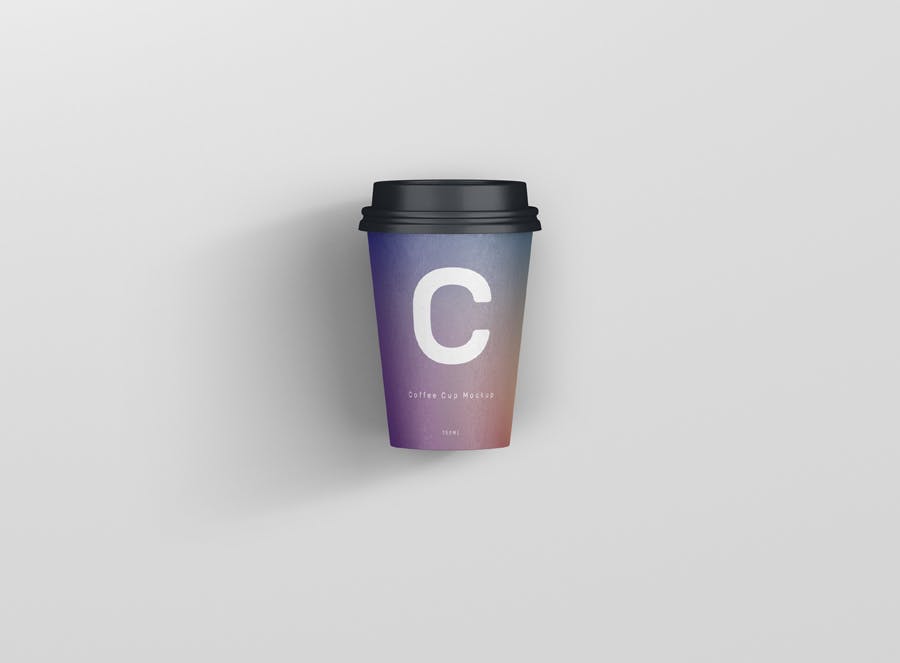 8款一次性外卖咖啡纸杯设计展示样机 Coffee Cup Mockup Small Size_img_2