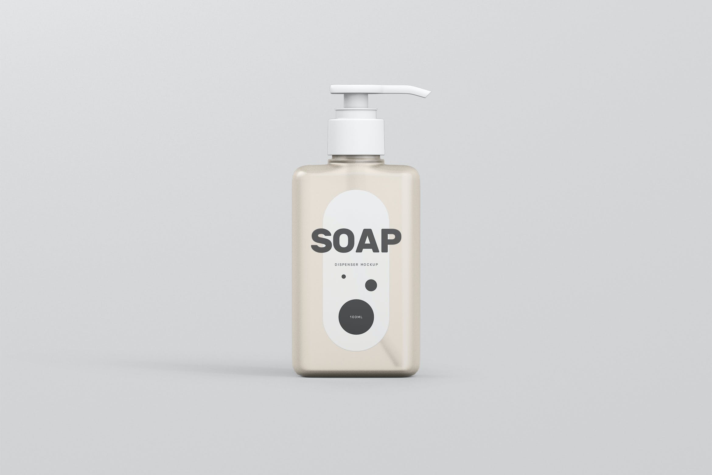 8款洗手液挤压瓶外观设计展示样机 Soap Dispenser Mockup Rectangle Small_img_2