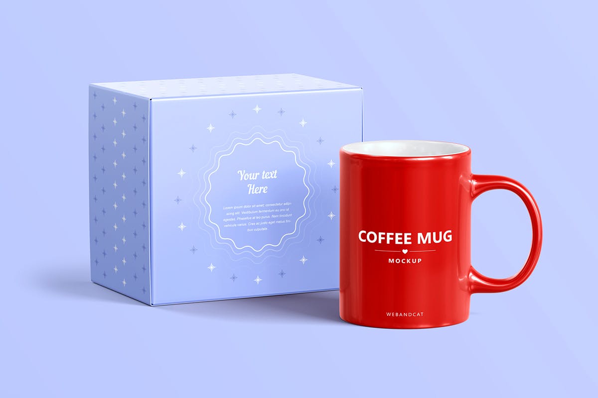 10款水杯马克杯设计展示样机模板 Mug Mockup_img_2