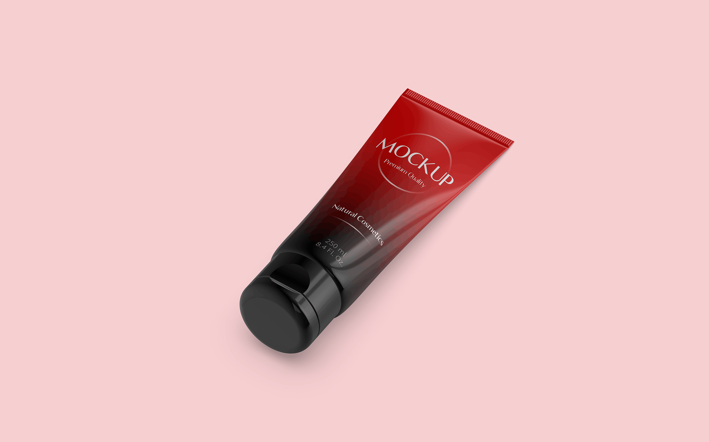 化妆品奶油软管包装设计展示样机 Cosmetic Tube Mockup 1.0_img_2