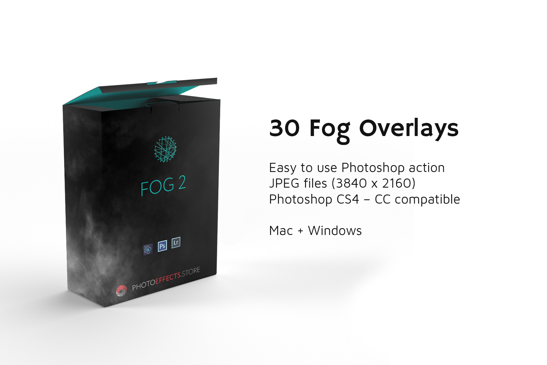 30张高清烟雾状照片PS叠加层图片素材 30 Fog Photo Overlays 2.0_img_2
