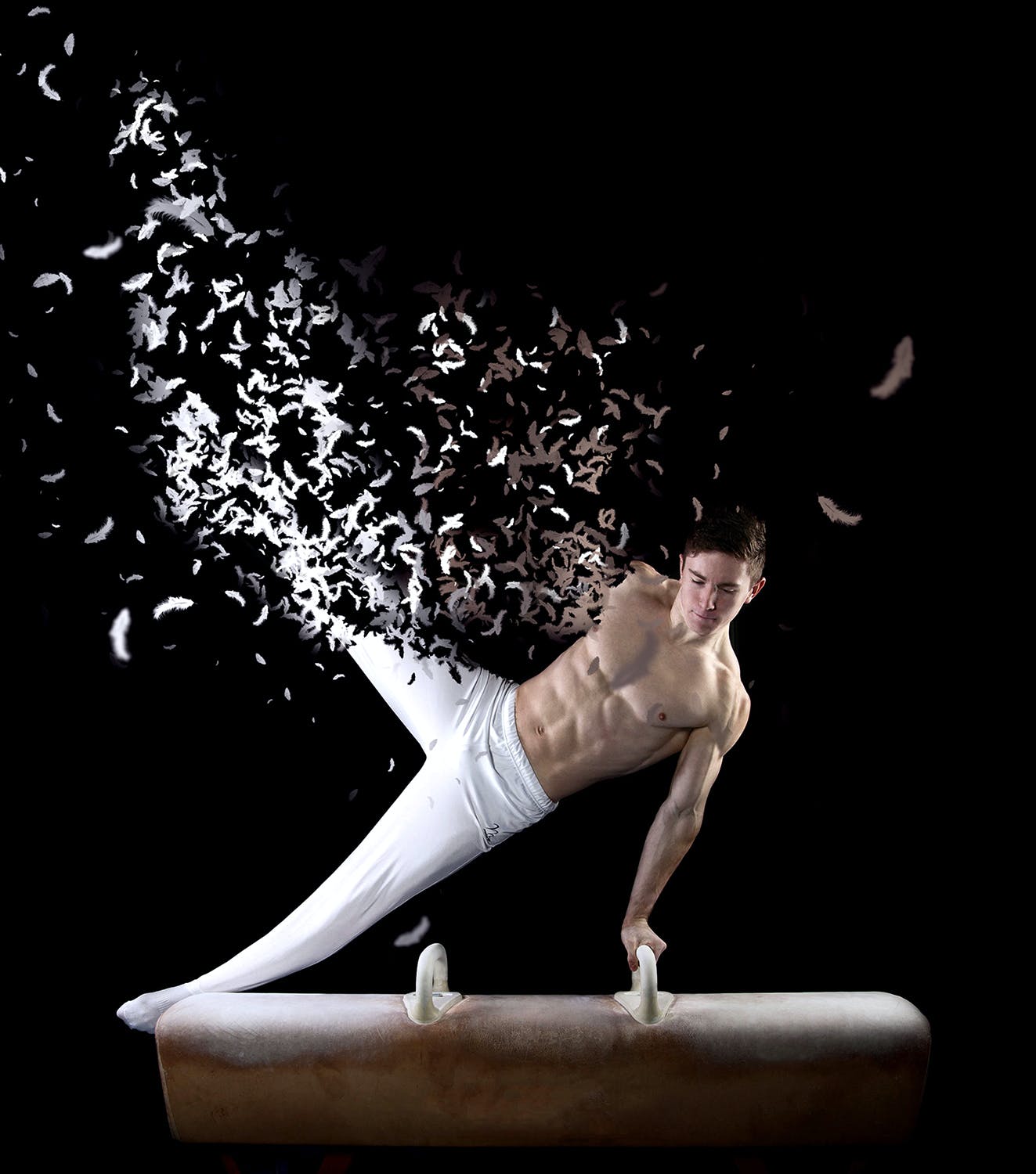 散布羽毛效果照片处理特效PS动作模板 Feathers Photoshop Action_img_2