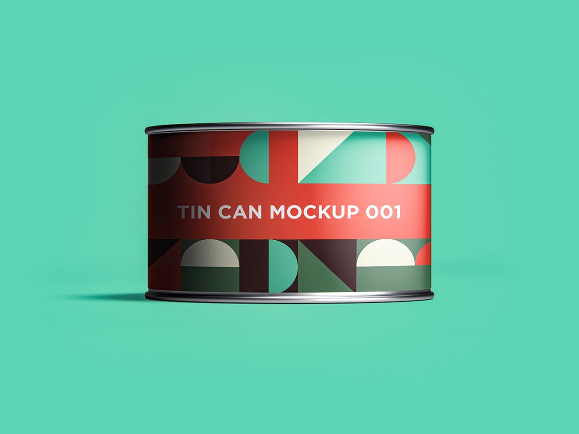 12款食品罐头易拉罐锡罐外观设计展示样机模板 Tin Can Mockup Set_img_2