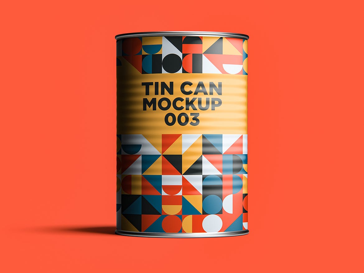 12款食品罐头易拉罐锡罐外观设计展示样机模板 Tin Can Mockup Set_img_2