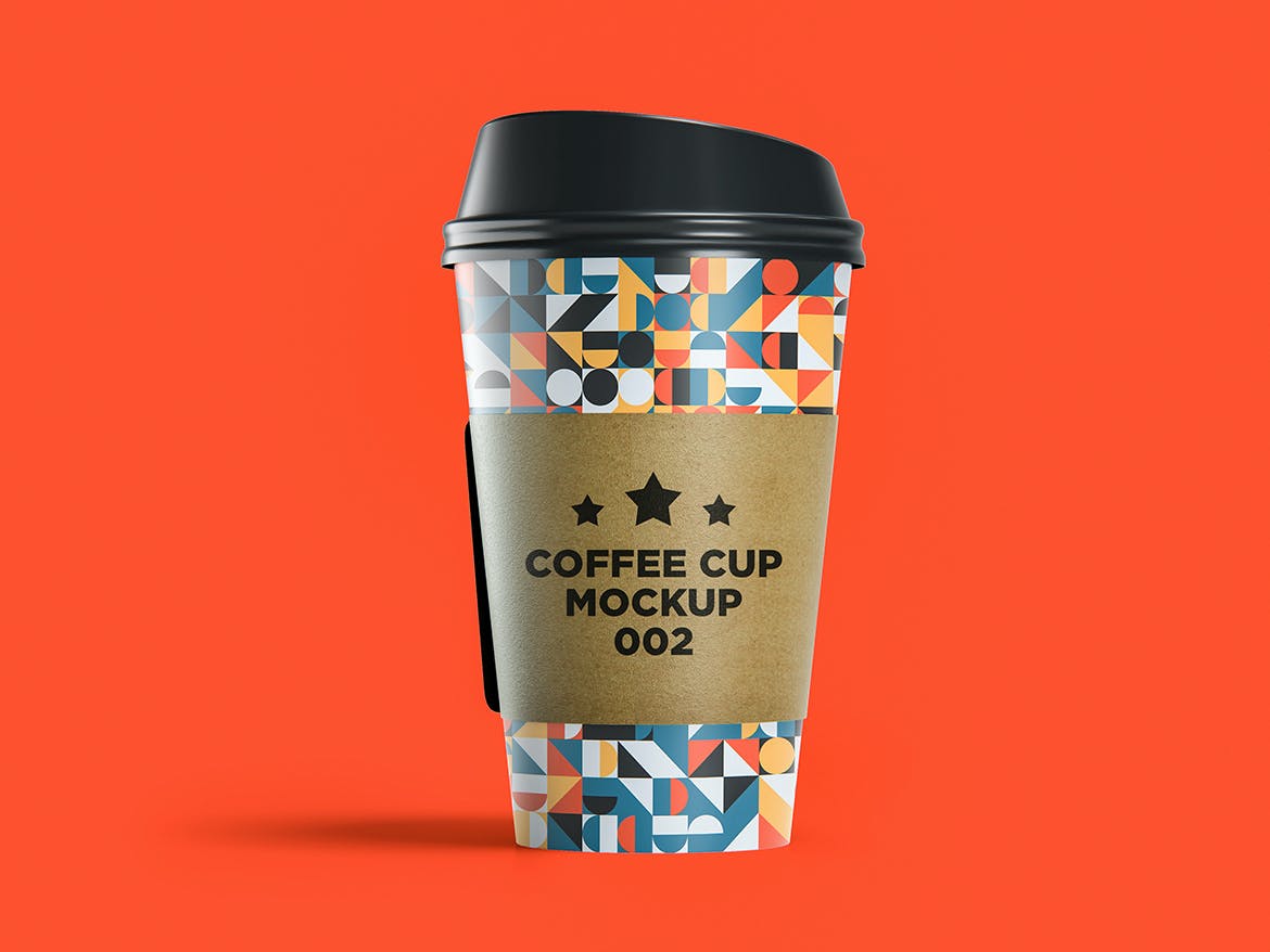 一次性外卖咖啡纸杯设计展示样机 Coffee Cup Mockup Set_img_2