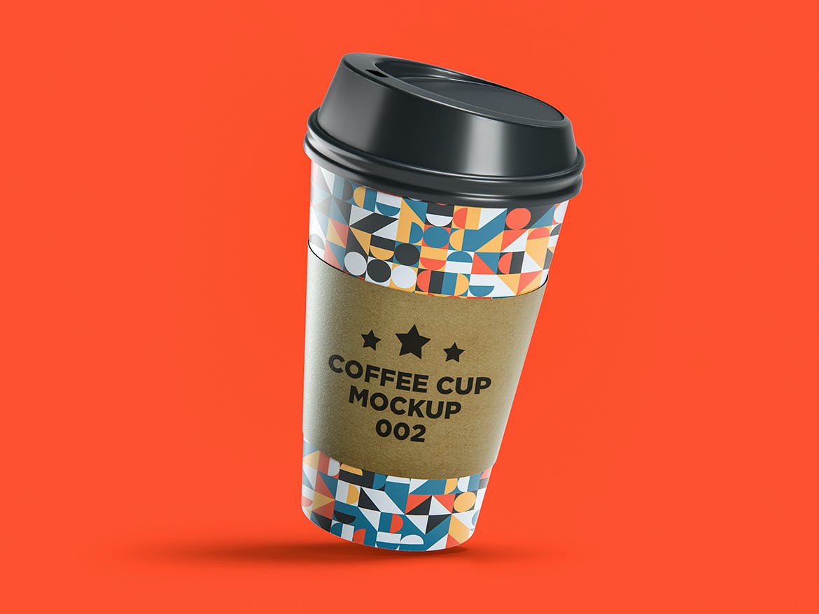 一次性外卖咖啡纸杯设计展示样机 Coffee Cup Mockup Set_img_2