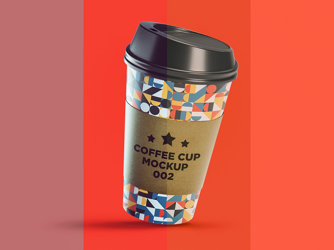 一次性外卖咖啡纸杯设计展示样机 Coffee Cup Mockup Set_img_2