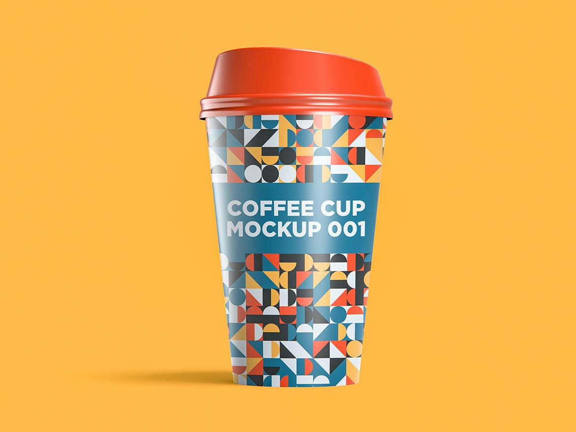 一次性外卖咖啡纸杯设计展示样机 Coffee Cup Mockup Set_img_2