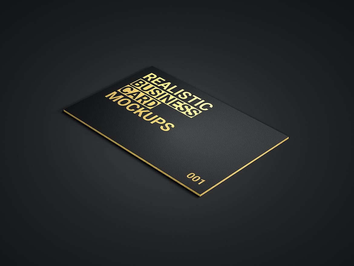 16个逼真商务名片卡片设计展示样机模板 Realistic Business Card Mockups_img_2