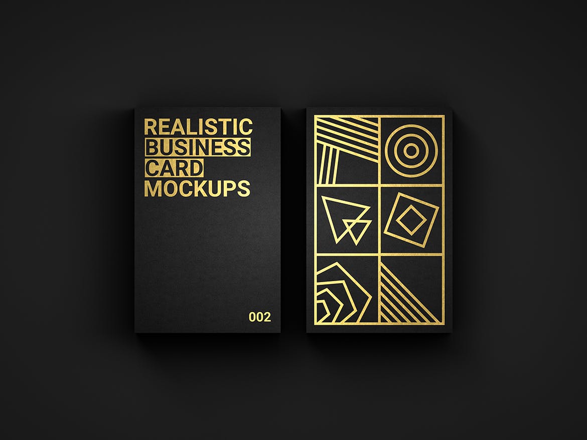 16个逼真商务名片卡片设计展示样机模板 Realistic Business Card Mockups_img_2