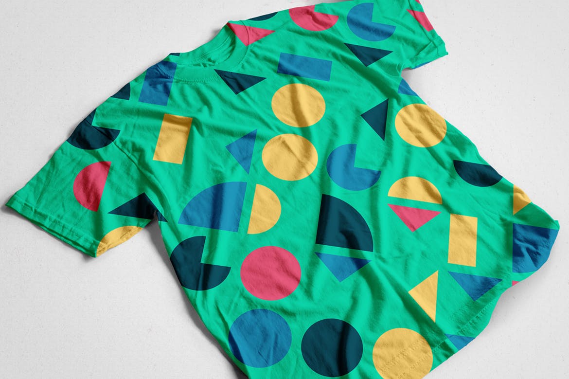 135复古多彩几何艺术图案矢量背景素材 135 Geometric Colorful Art Retro Patterns 001_img_2
