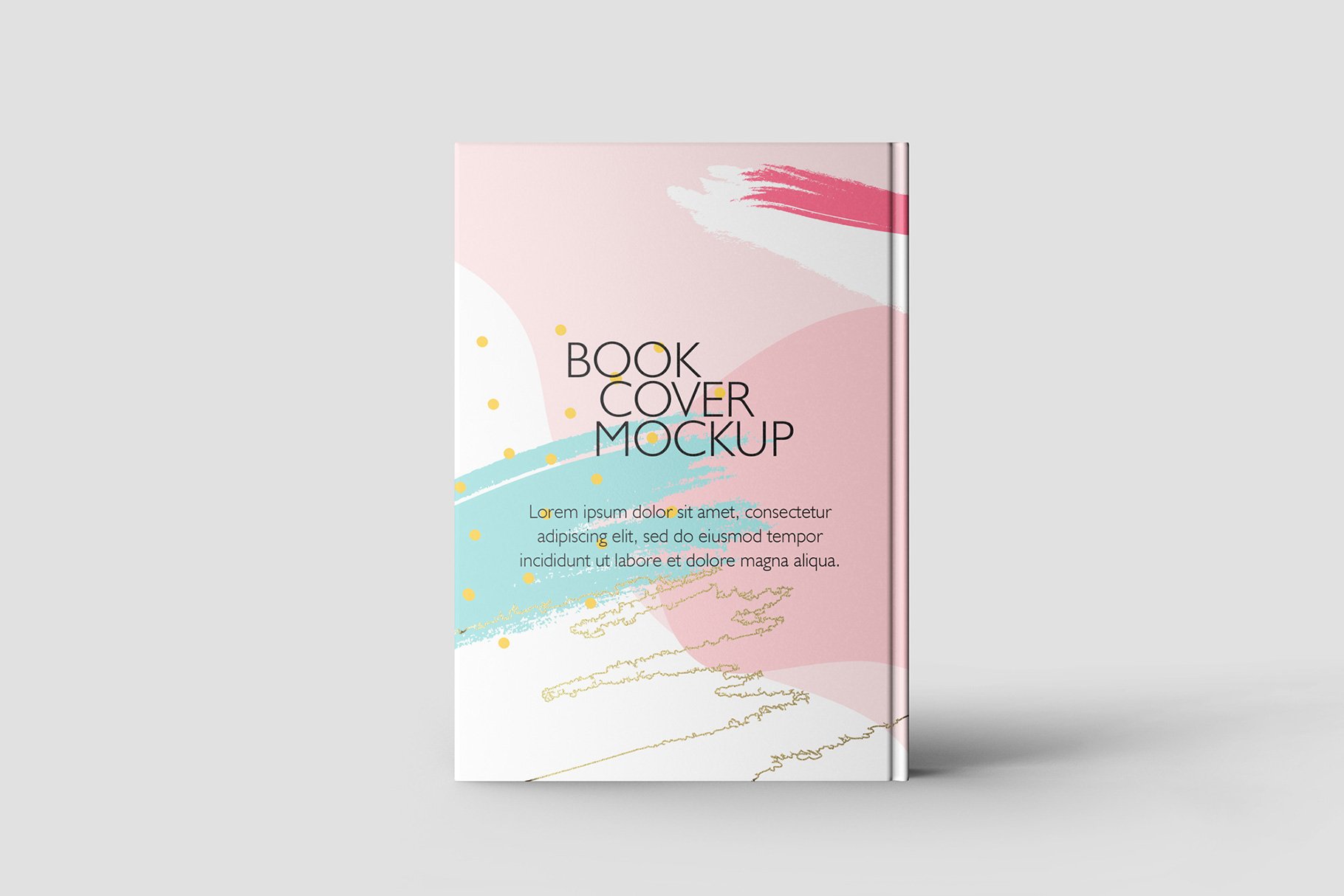 6款精装书封面设计展示样机模板 Book Cover Mockup Set_img_2