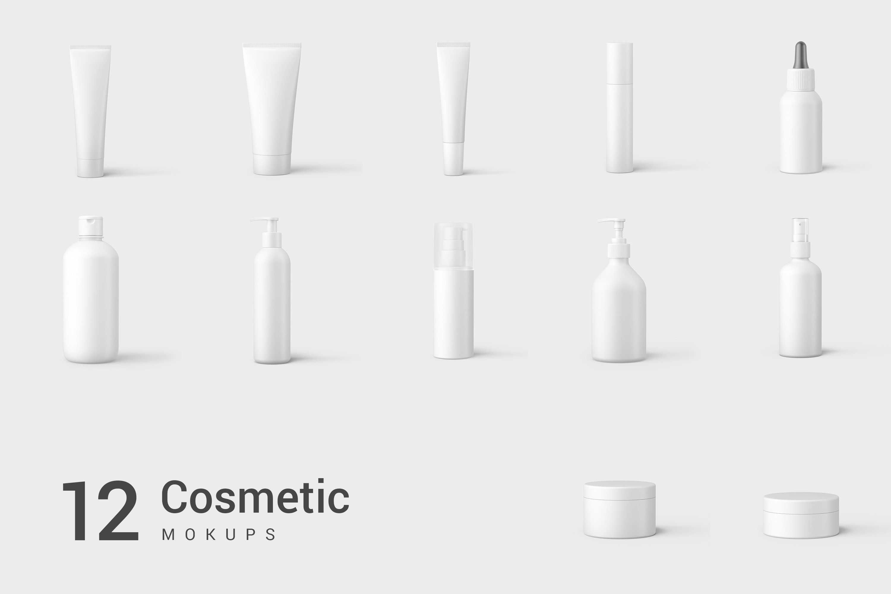 13款化妆品包装瓶设计展示样机模板 Cosmetic Mockup Set_img_2