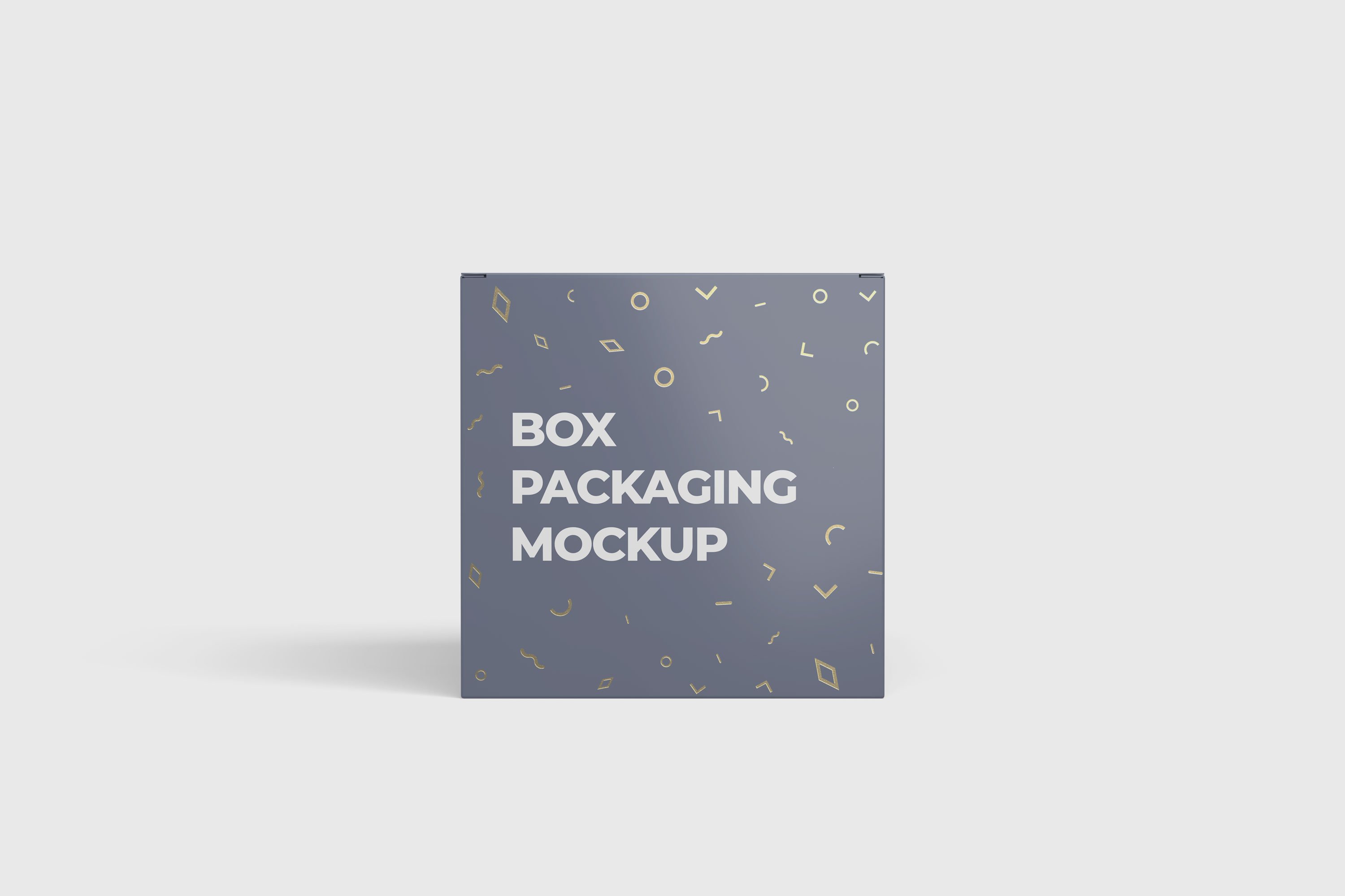 5款方形产品包装纸盒设计展示样机 Box Packaging Mockup_img_2