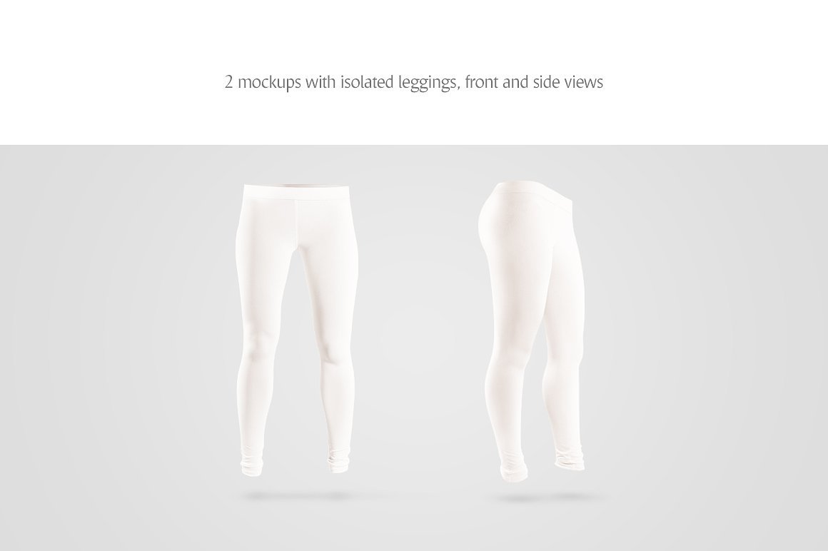 女生打底裤秋裤设计展示样机模板 Leggings Mockup_img_2