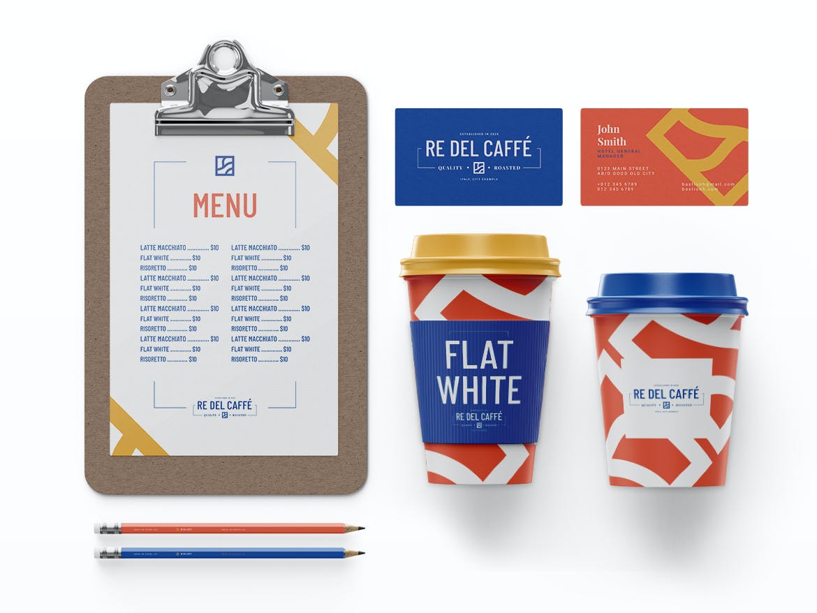 高端咖啡品牌VI设计展示样机模板 Coffee Branding Mockup Pack_img_2