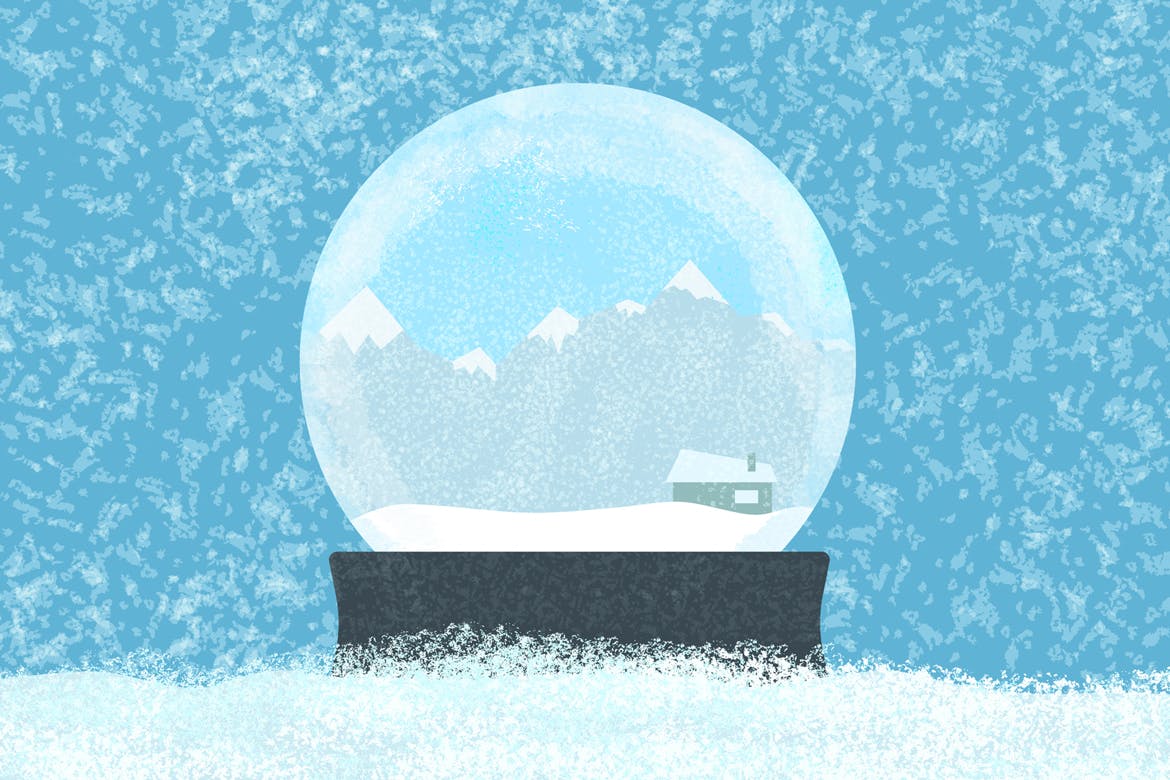 30个冬季雪花AI矢量笔刷素材 Snow And Winter Brushes For Adobe Illustrator_img_2