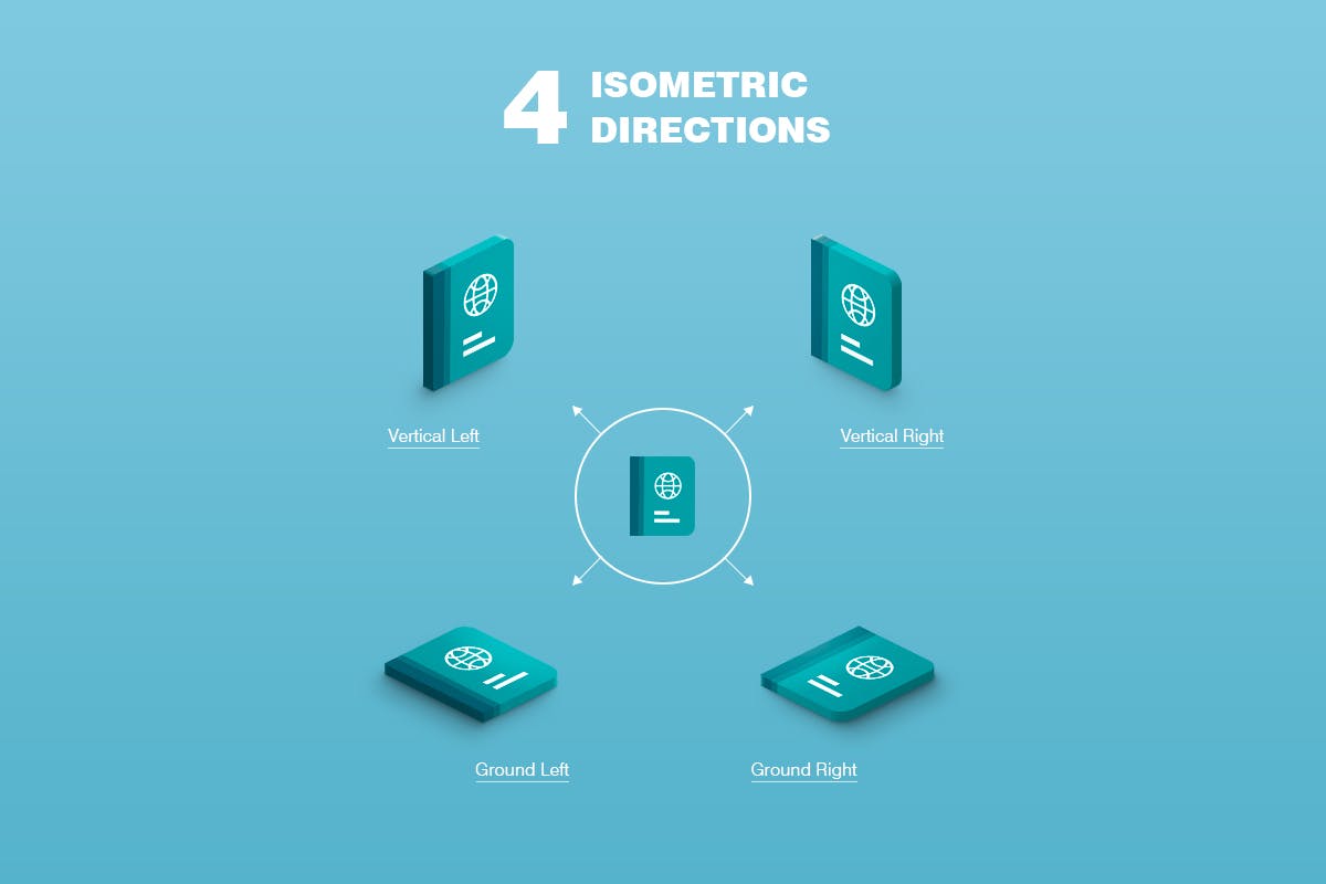 3D等距地图图标生成器PS动作 Isometric Illustration - 3D Generator_img_2