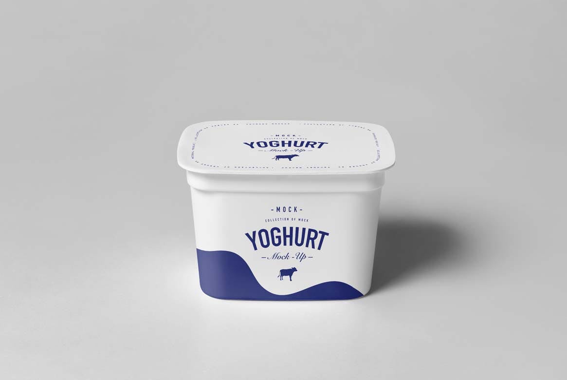 8款酸奶杯外观设计展示样机模板 Yoghurt Cup Mockup 2_img_2