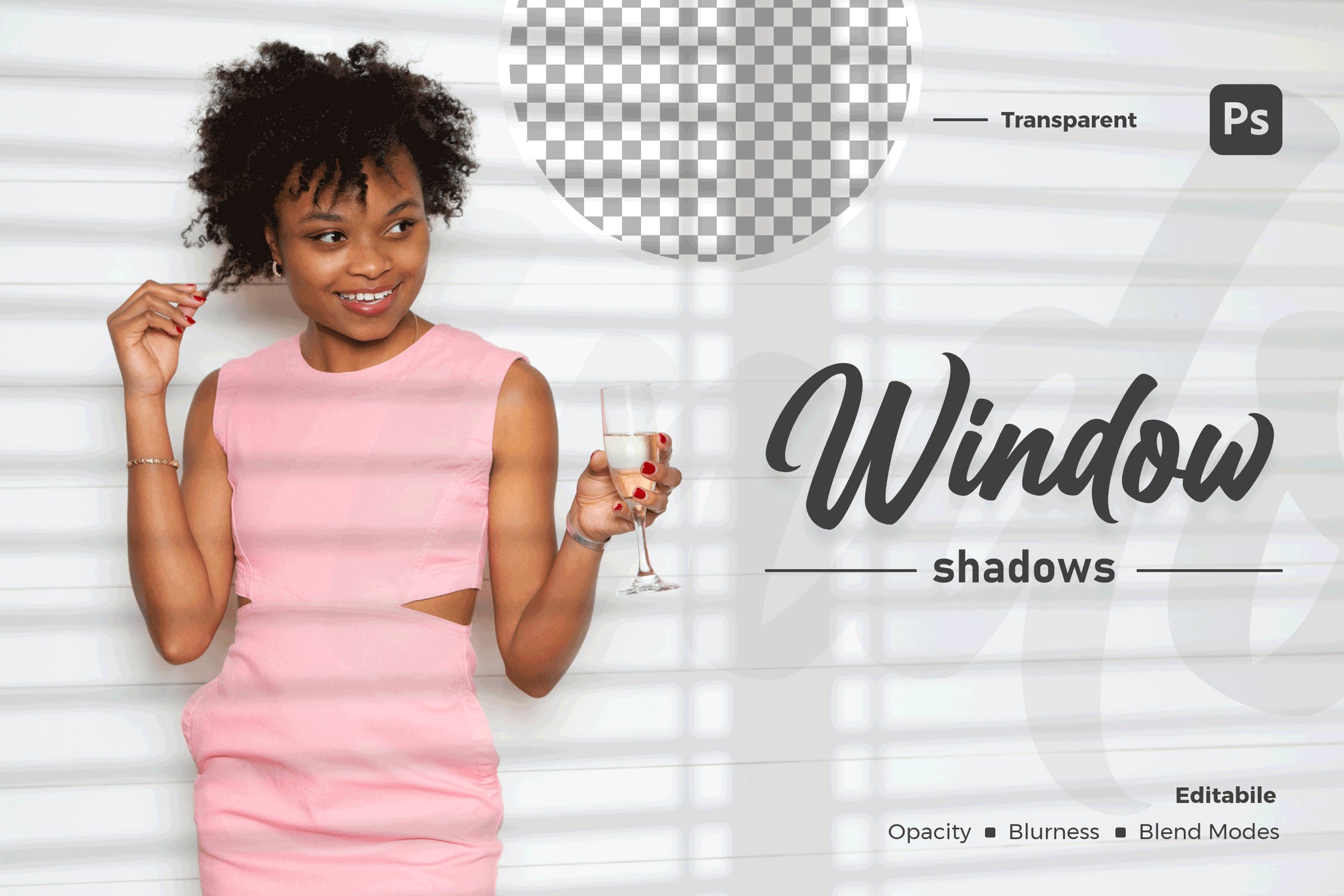 16款文艺窗户阴影PS叠加层设计素材 Windows Shadow Overlays_img_2