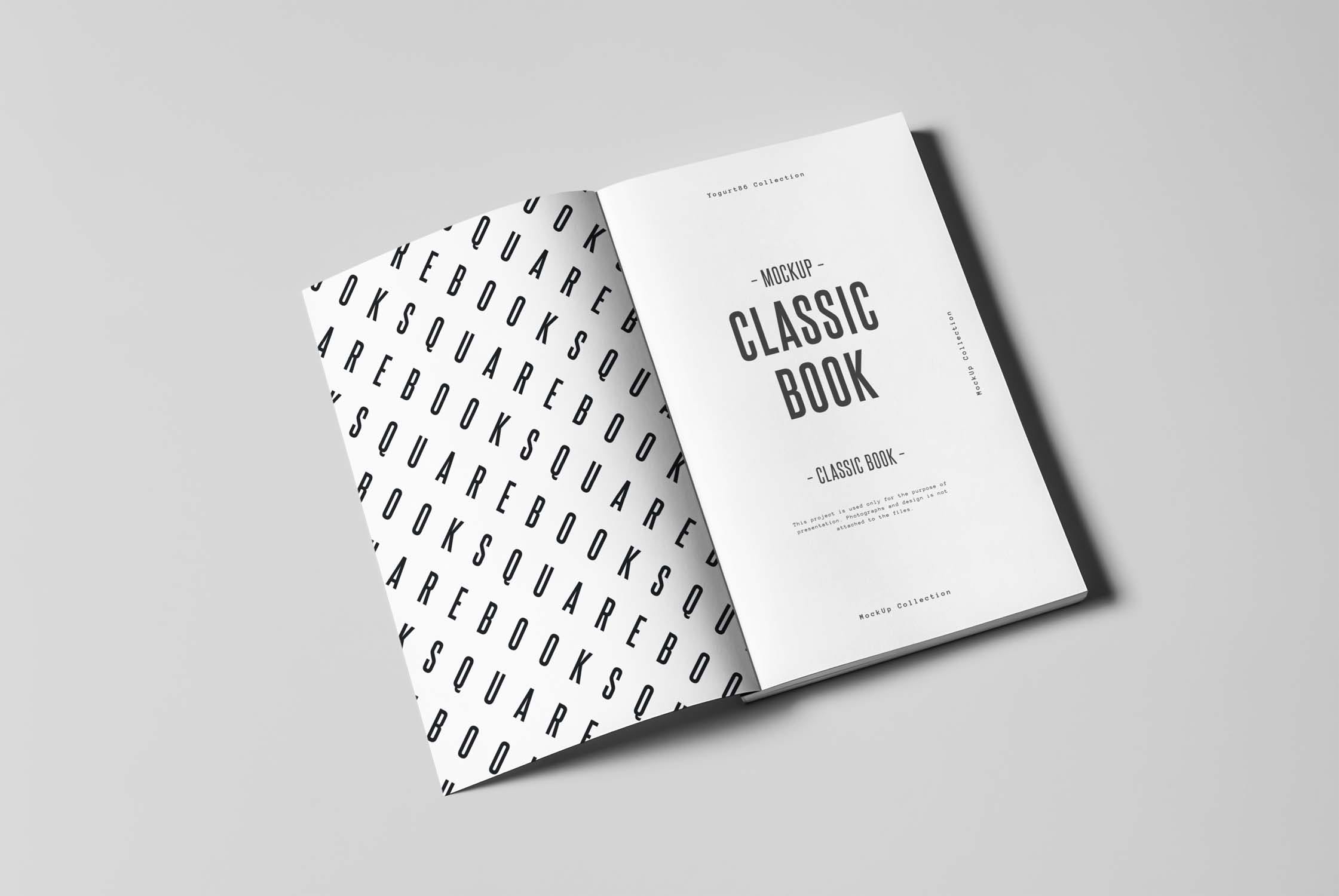 8款精装书画册设计展示样机 Classic Book Mockup_img_2