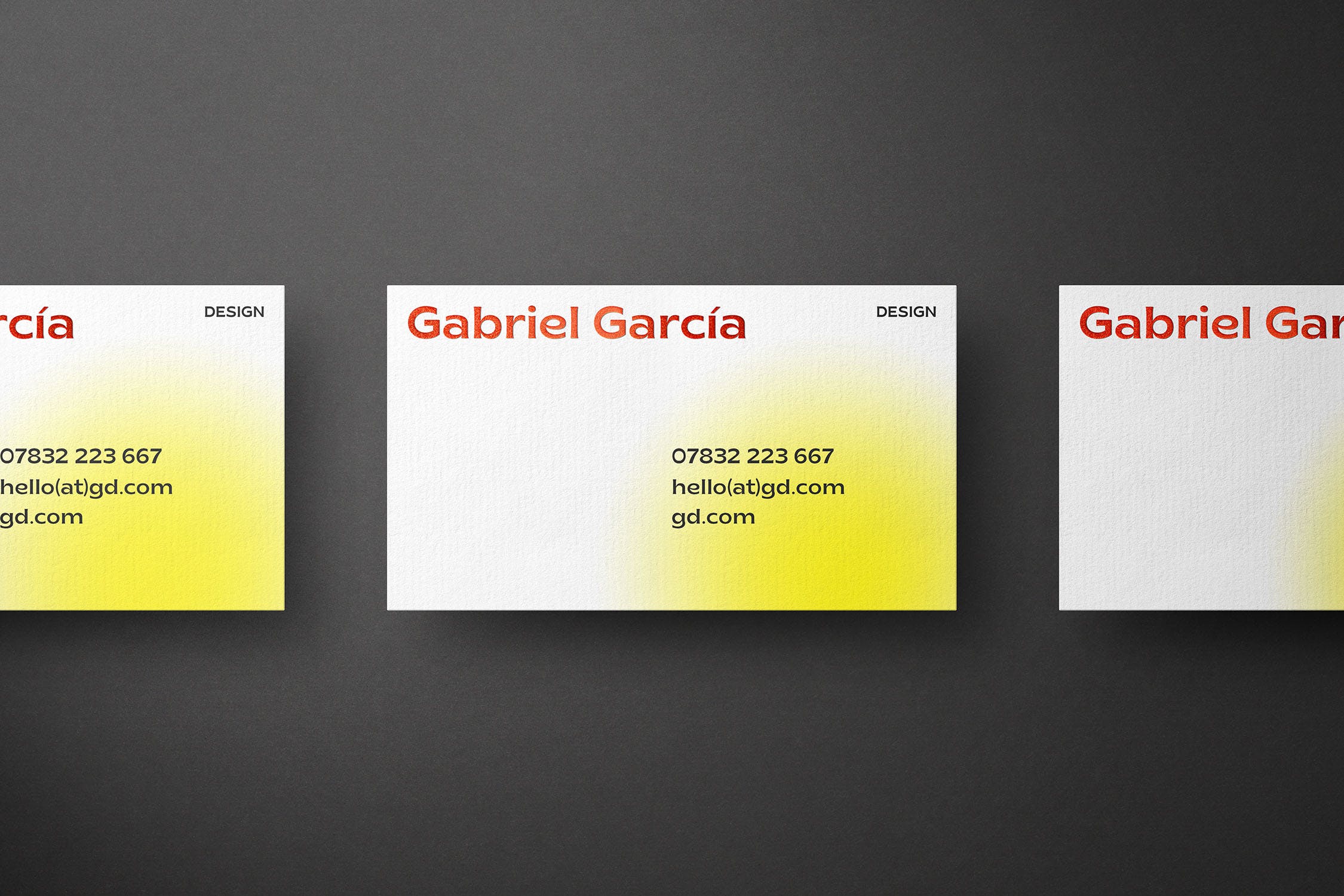 高品质商务名片设计展示样机 Highlights Business Card Mockup_img_2