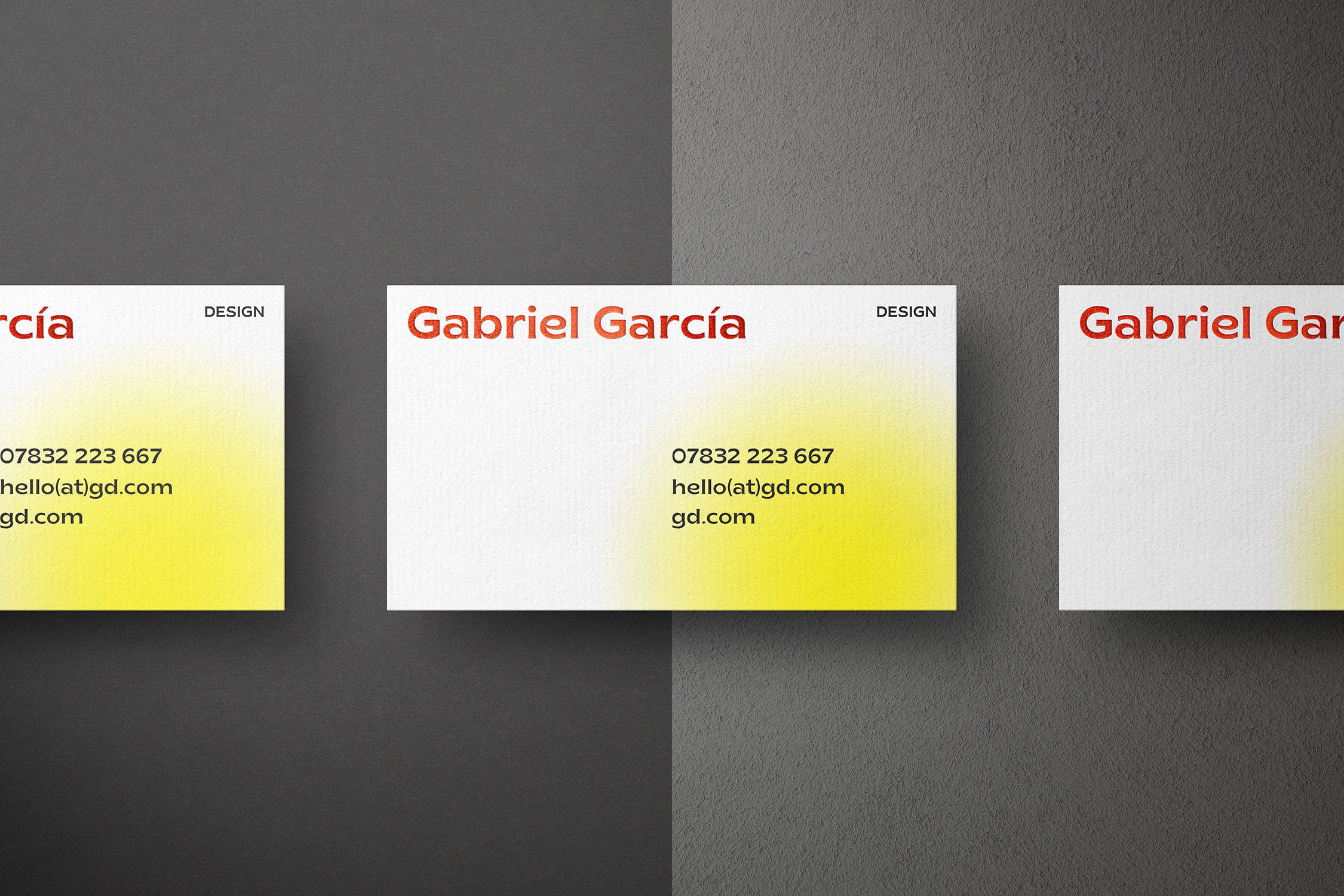 高品质商务名片设计展示样机 Highlights Business Card Mockup_img_2