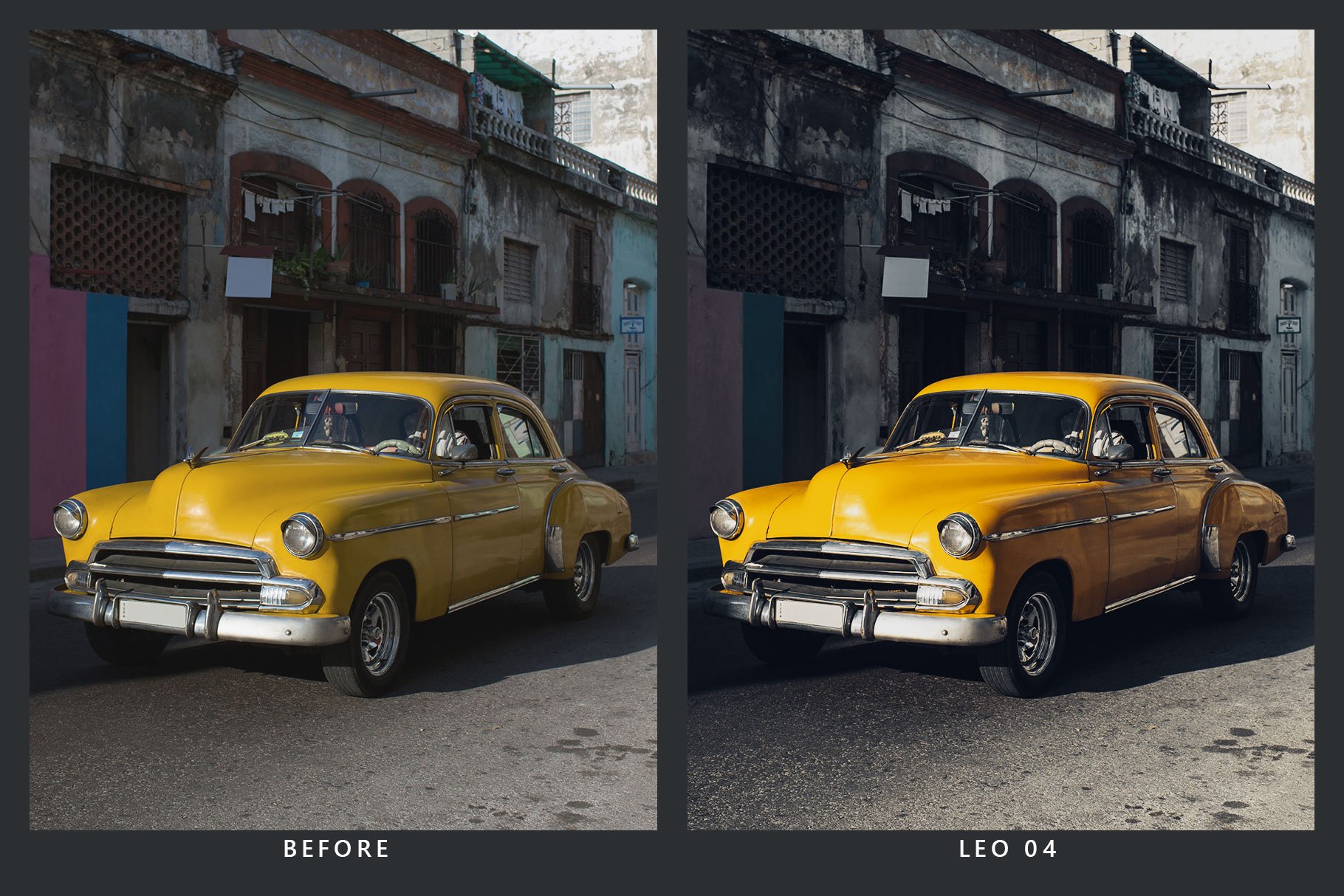 20款金丝雀黄照片后期调色LR预设 20 Canary Yellow Lightroom Presets_img_2