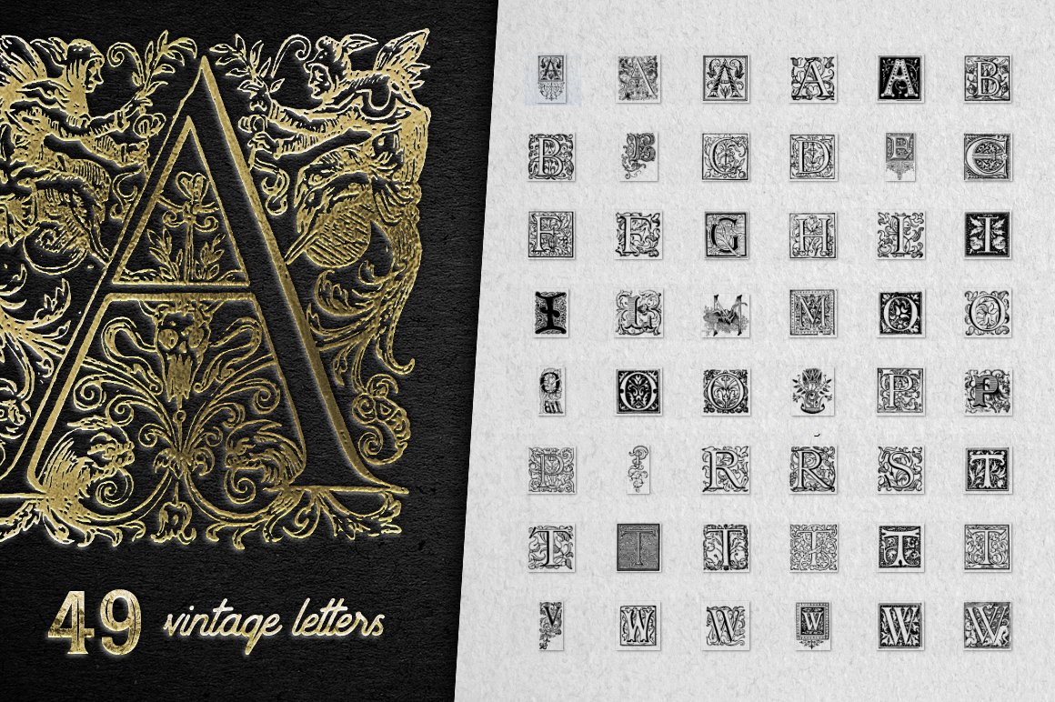 豪华徽标标志烫金印刷压印效果PS样式/动作 FOIL STAMP Photoshop Styles+Actions_img_2