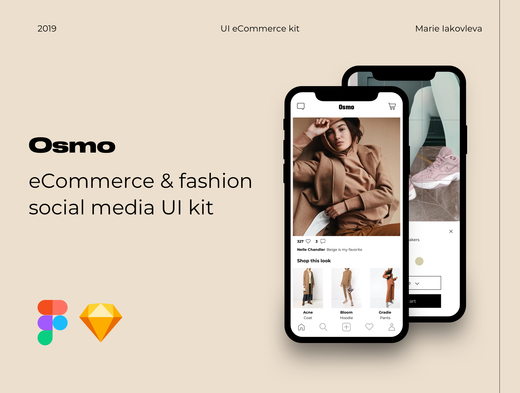 精致电子商城APP应用设计UI套件素材 Osmo E-Commerce UI Kit_img_2