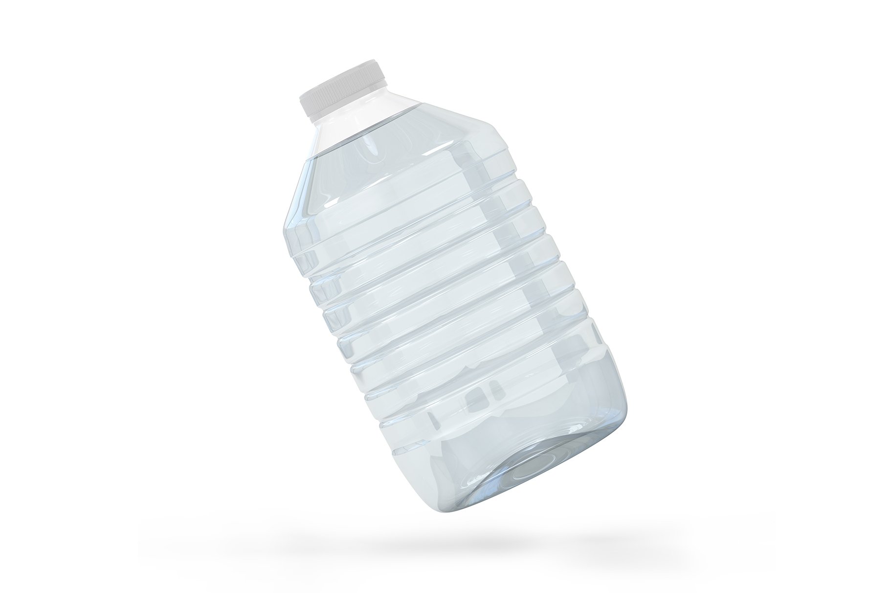 5L透明PET矿泉水瓶样机 5L Clear PET Water Bottle Mockup_img_2