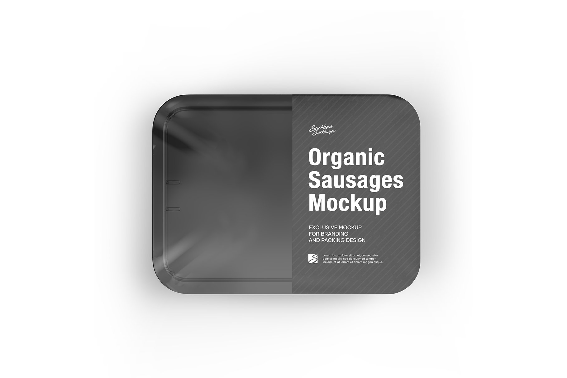 有机香肠包装盒设计展示样机模板 Organic Sausages Mockup_img_2