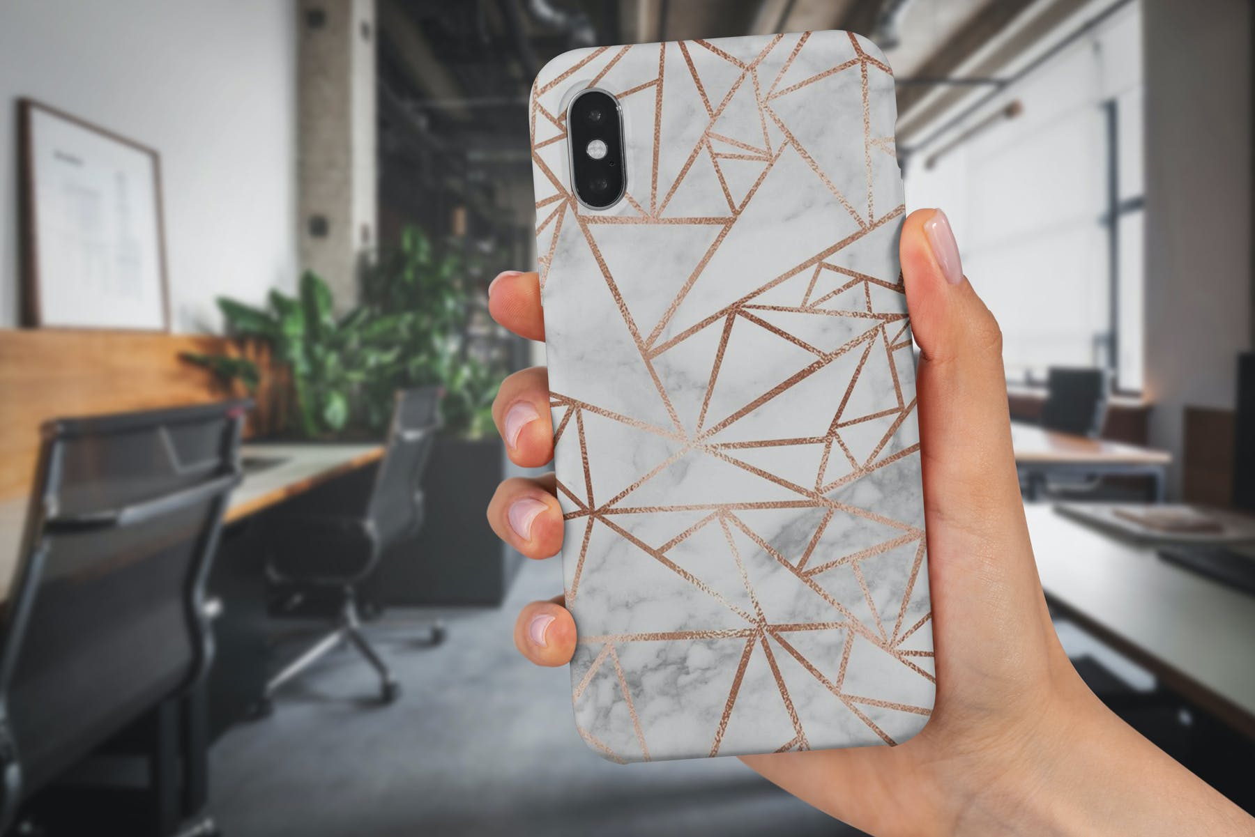 iPhone X手机保护壳外观设计样机模板 iPhone X Case Mockup Isolated_img_2