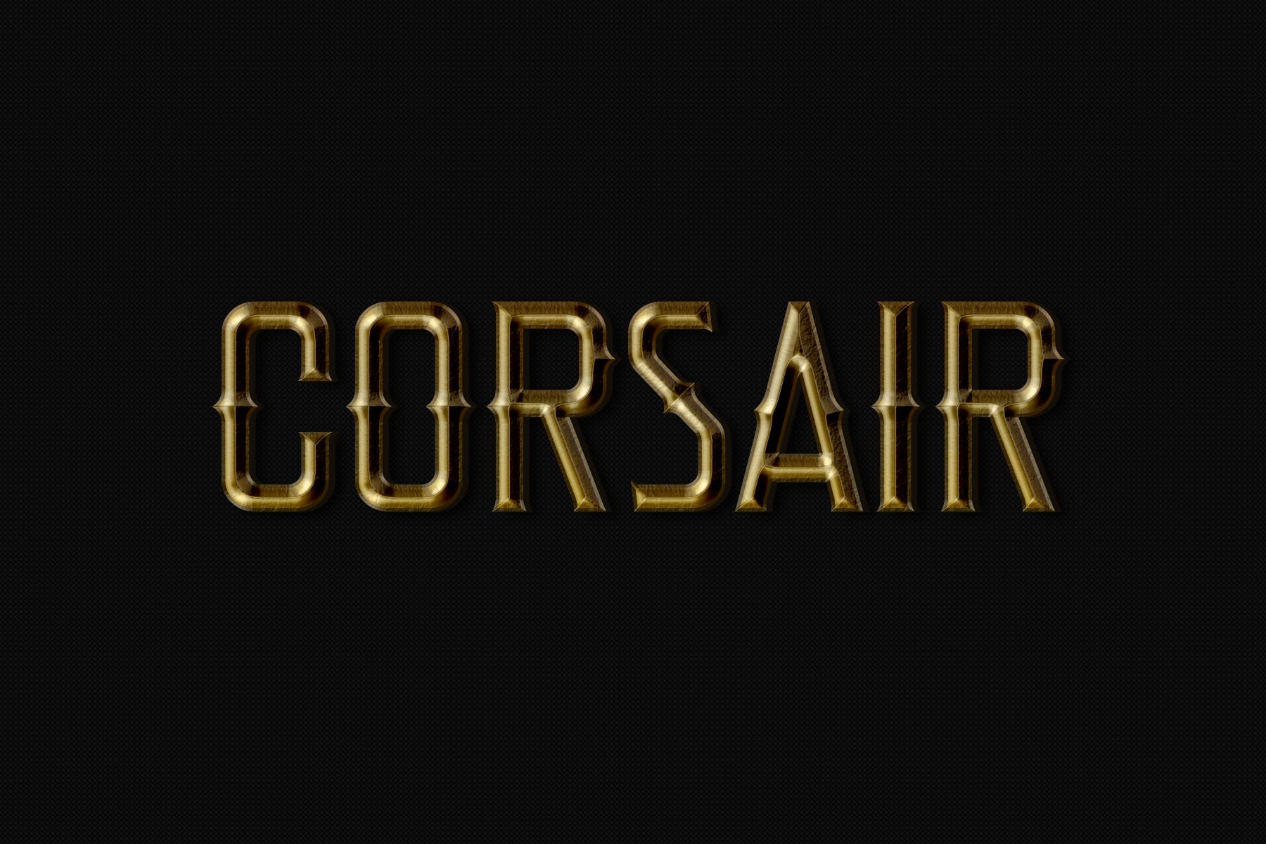 33个复古游戏标题徽标3D文字设计样式模板 Corsair & Pirates Photoshop Layer Styles FX_img_2