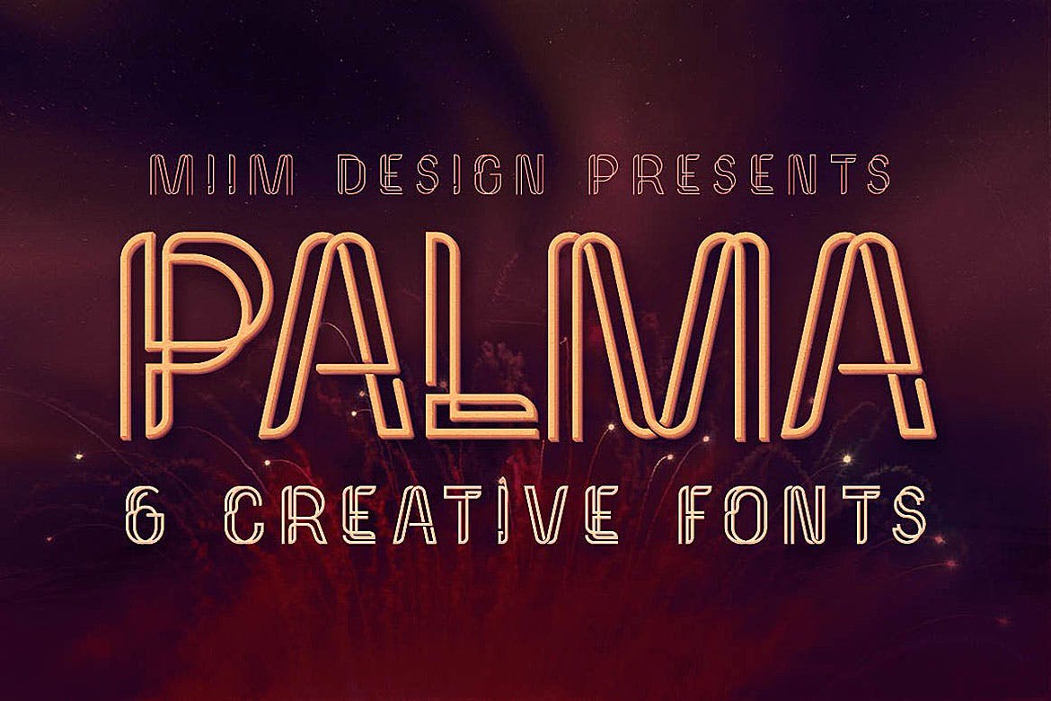 现代创意装饰英文字体 Palma - Display Font_img_2