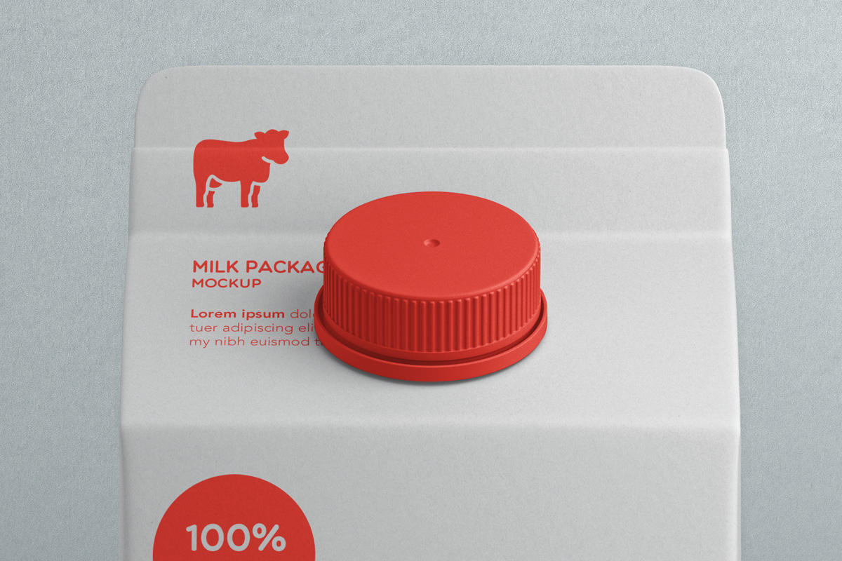 牛奶纸罐包装盒设计展示样机模板 Carton Psd Milk Packaging Mockup_img_2