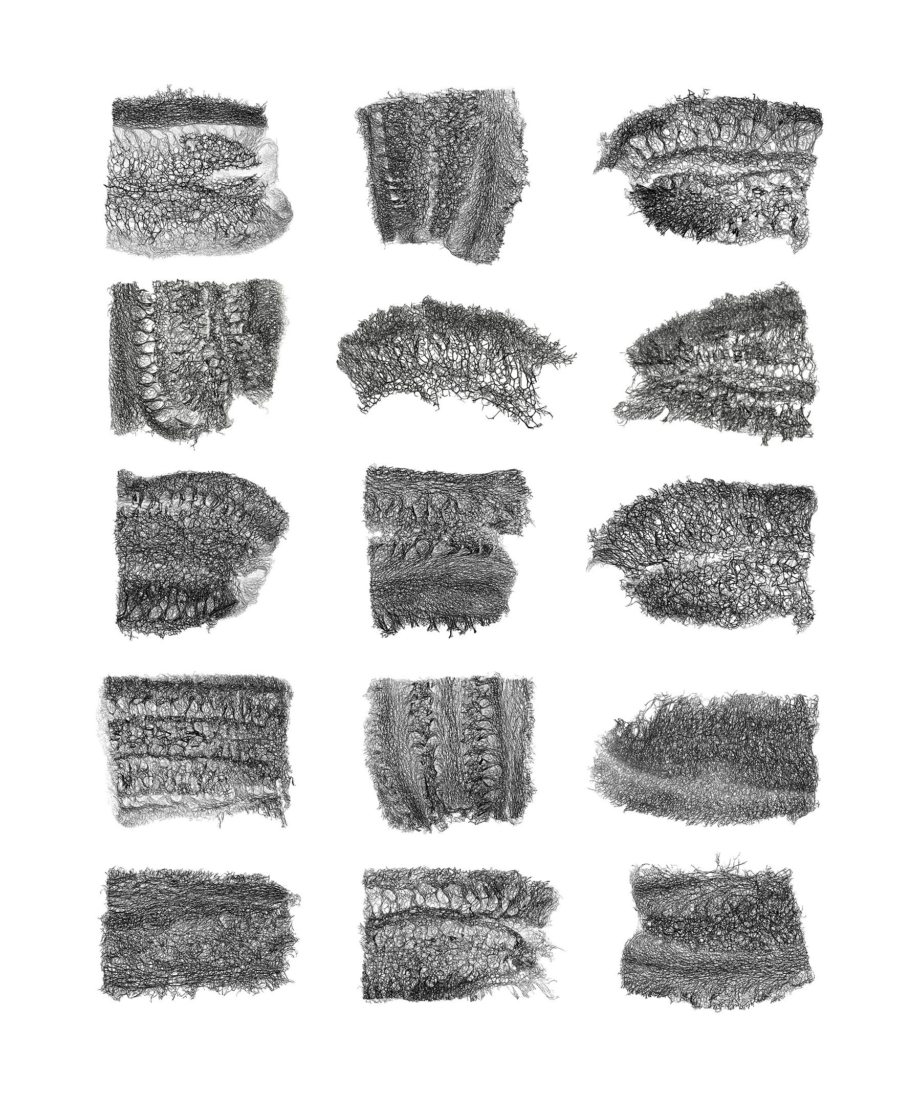 30款高清有机海绵纤维切片纹理背景底纹图片素材 30 NERV Textures vol.1_img_2