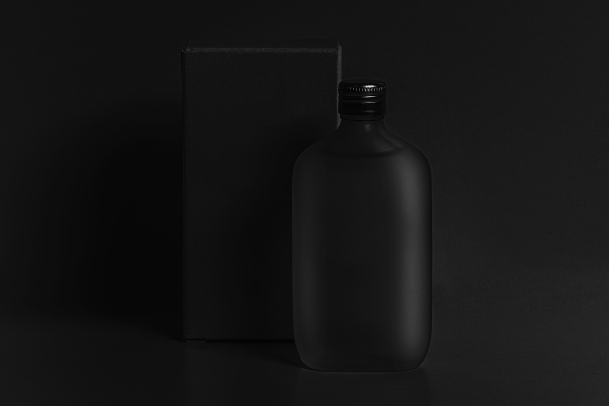 典雅化妆品香水瓶包装盒样机模板 Psd Perfume Bottle Mockup Set_img_2